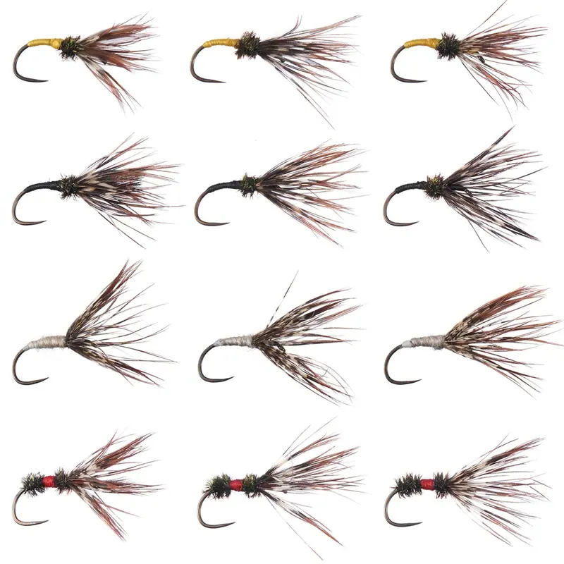 12-Piece Barbless Tenkara Fly Collection – Precision-Tied for Mountain Streams