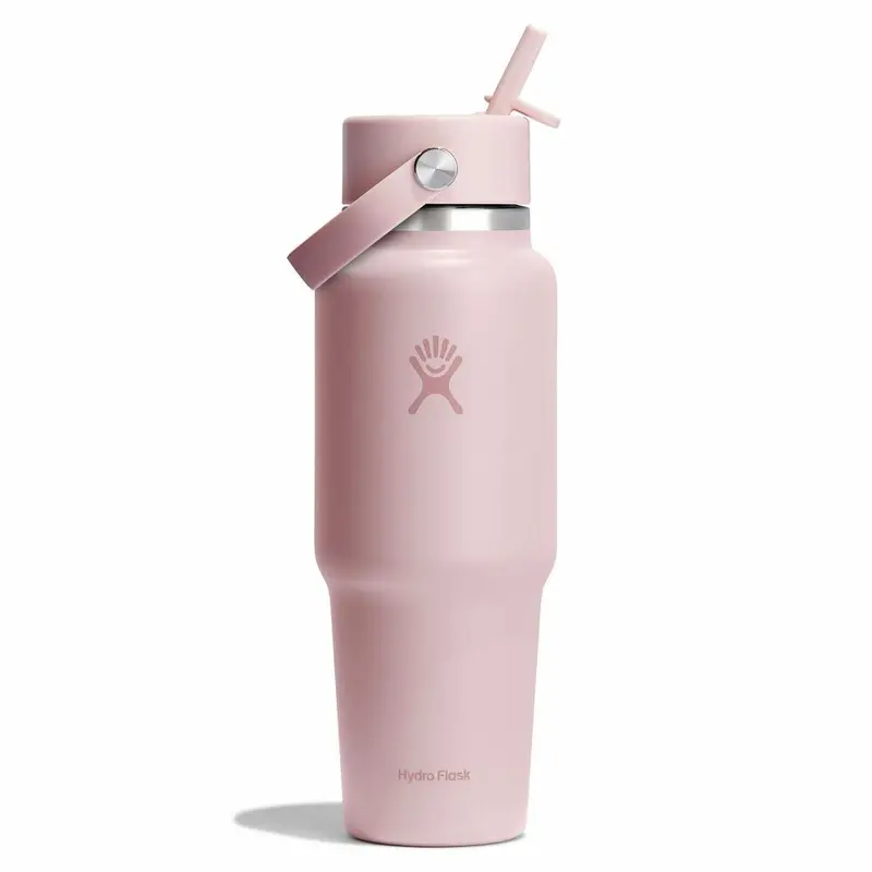 32oz Flexible Straw Travel Bottle – Wide Mouth Design