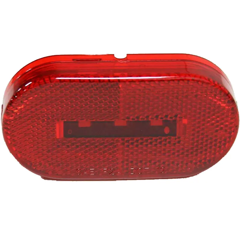 4″ × 2″ Red/Red LED Oblong Marker Light with Reflex Lens