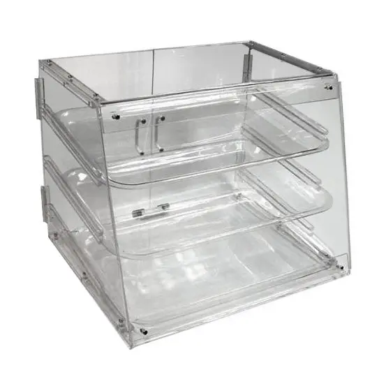 Acrylic 3-Tier Countertop Display Stand for Bars and Retail