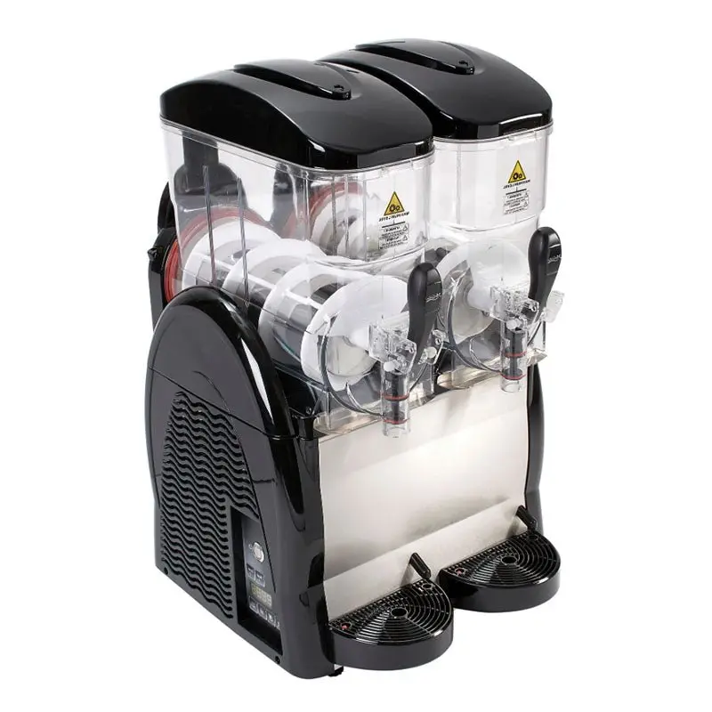 Adcraft Dual-Hopper Granita Slush Machine – 6-Gallon Capacity