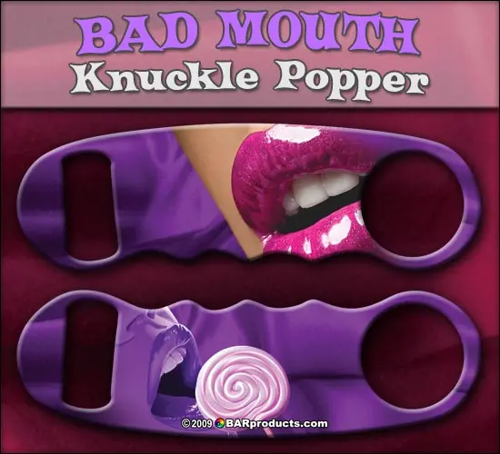 Bad Mouth Knuckle Popper Bottle Opener – Witty, Provocative Design