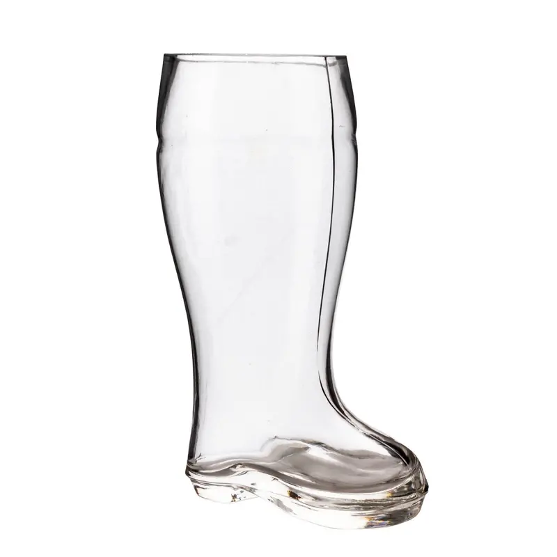 BarConic 26-Ounce Glass Beer Boot – Compact Das Boot Drinking Vessel