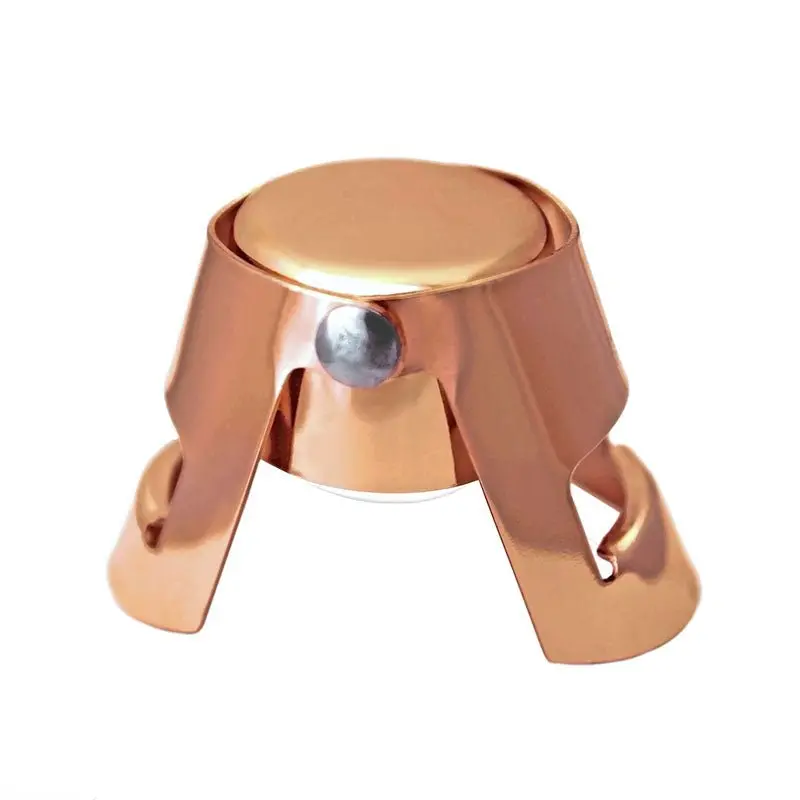BarConic® Copper-Plated Champagne Stopper – Elegant Wine Sealer