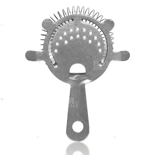 BarConic® Four-Prong Bar Strainer – Shimmering Silver Glitter Coating