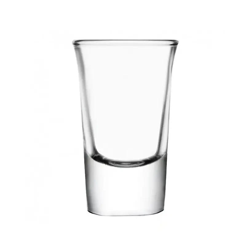 BarConic® Imprinted Flared Shot Glass – 25 mL, Thick Base & Stable Rim