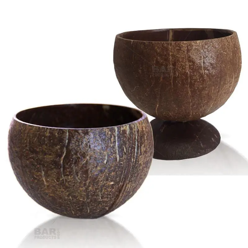 BarConic Lacquered Real Coconut Serving Cup