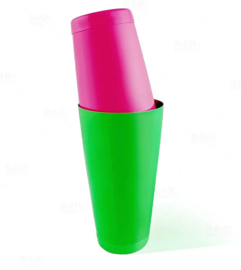 BarConic® Neon Cocktail Shaker Set – 28 oz & 18 oz Weighted Tins