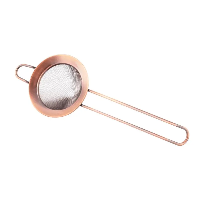 BarConic Two-Tone Plated Fine-Mesh Cocktail Strainer