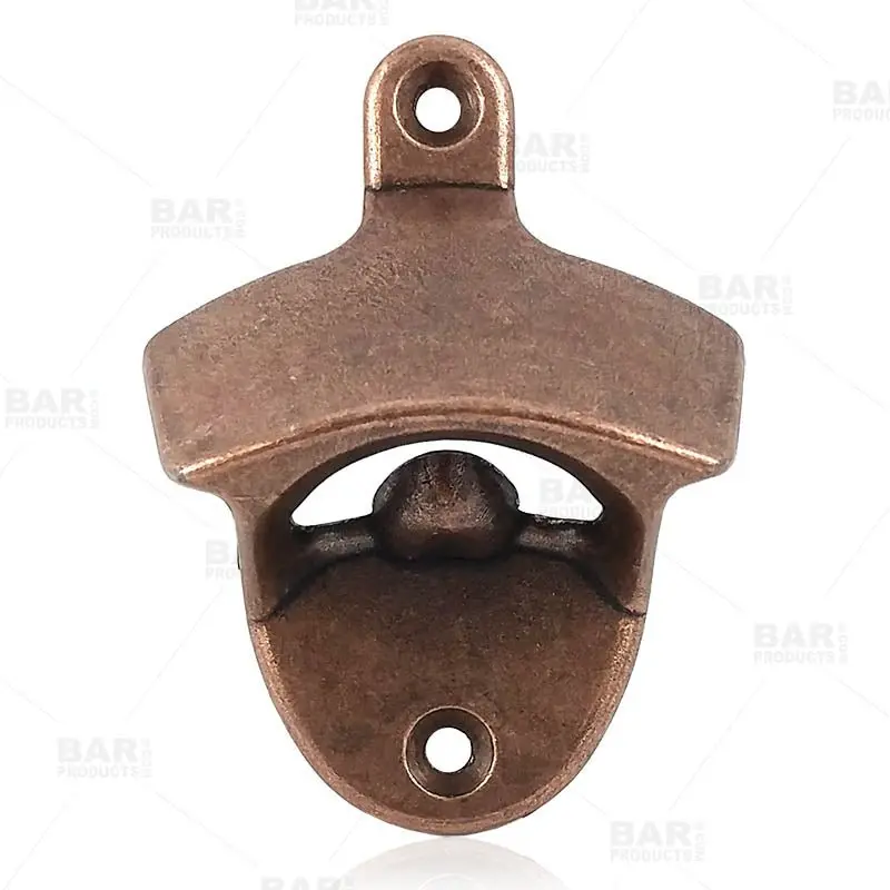 BarConic Wall-Mounted Bottle Opener – Vintage Antique Copper