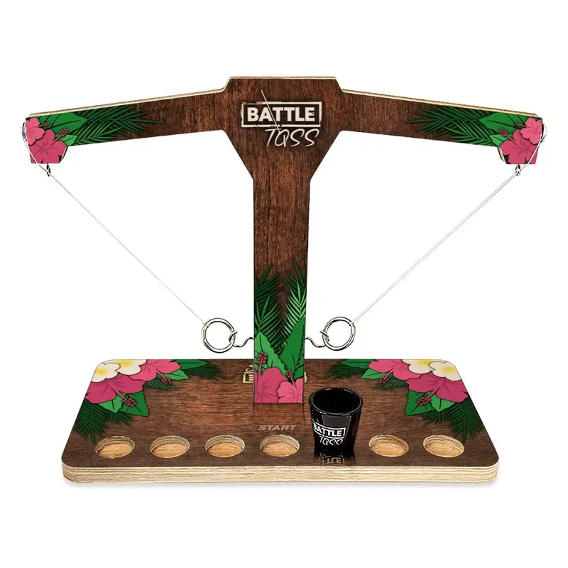 Battle Toss Ring Toss Game – Luau Theme (2-Player)