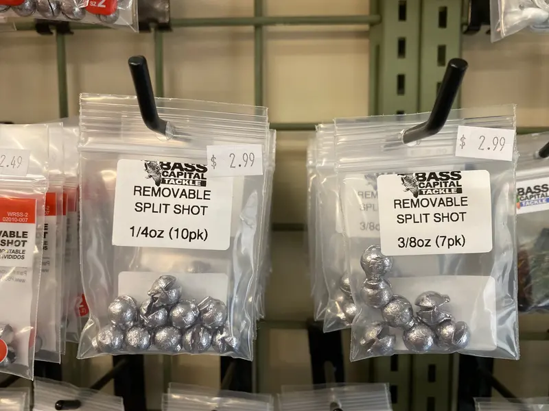 BCT Split Shot Sinkers – Assorted Sizes for Fine-Tuning Depth