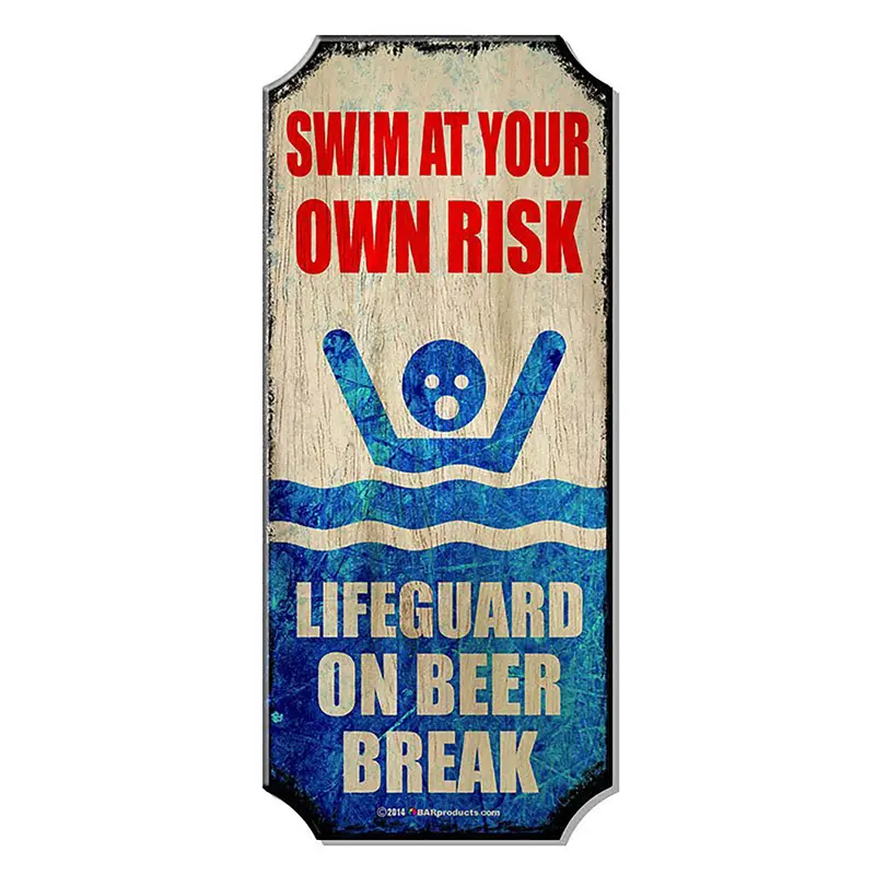 Beer Break Wooden Wall Plaque – Kolorcoat™ Decorative Sign