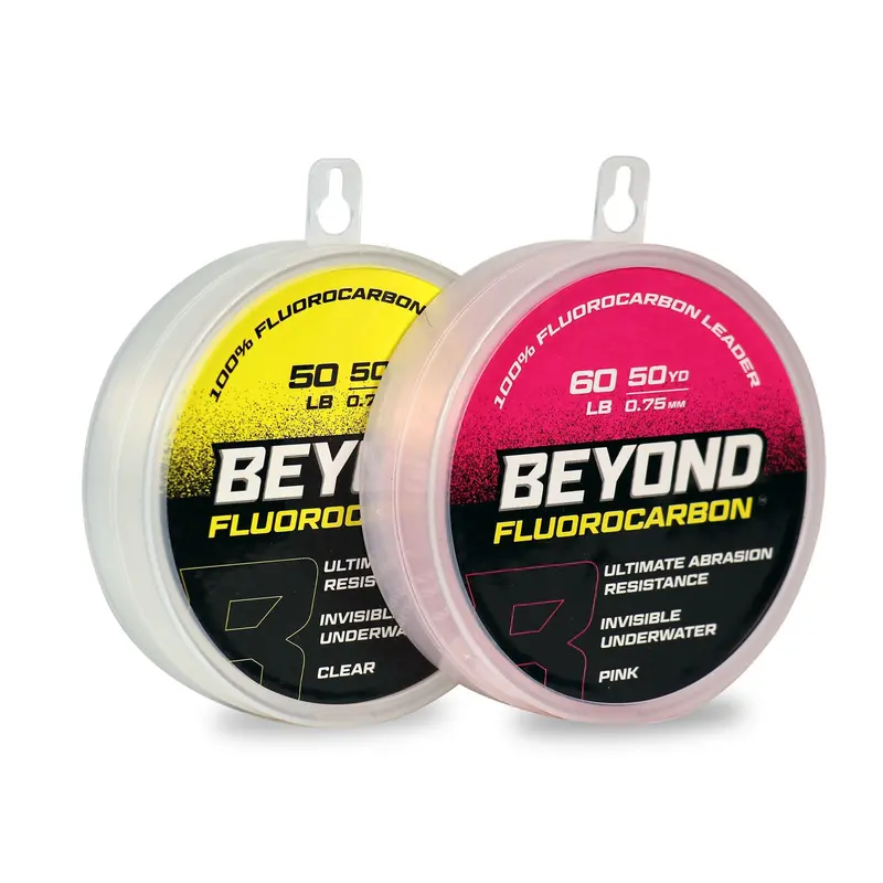 Beyond Fluorocarbon Leader – 50-Yard Spool (Pink or Clear)