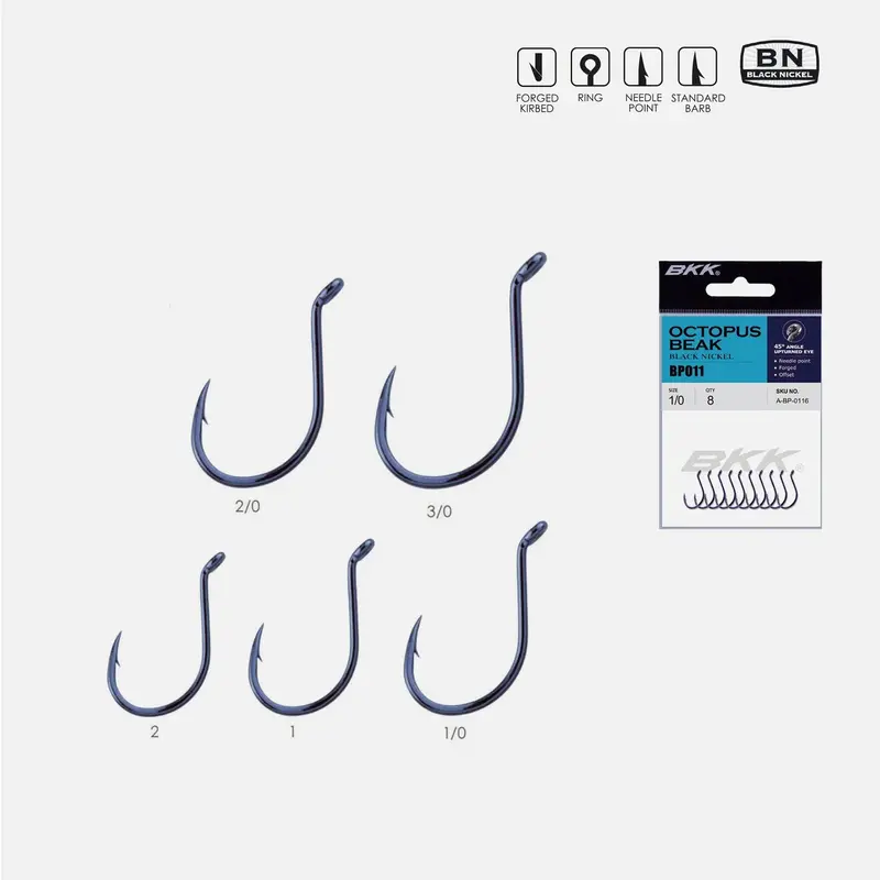 BKK Octopus Beak Hook – Saltwater & Freshwater Use