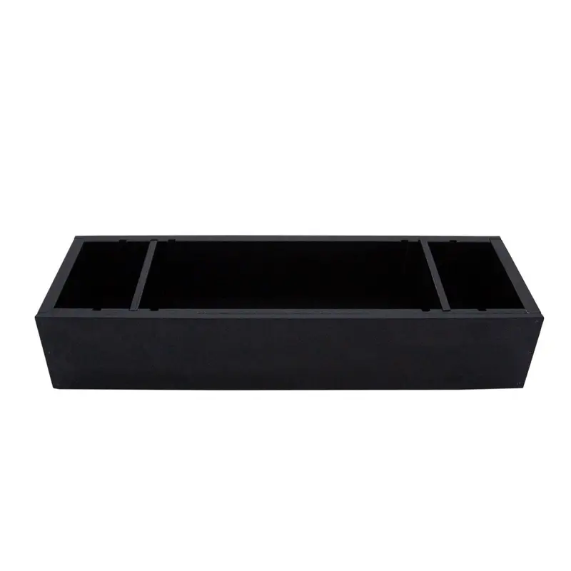 Black-Finished Wooden Condiment Holder