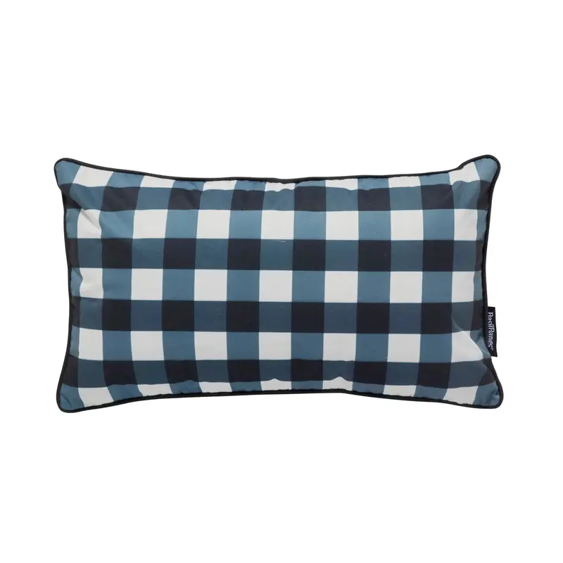 Black Gingham Cushion – 50 x 30 cm