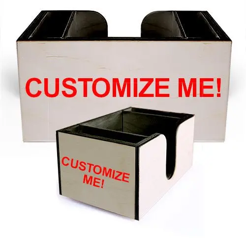 Black Interior Custom Wooden Bar Caddy – Modern Bar Organization
