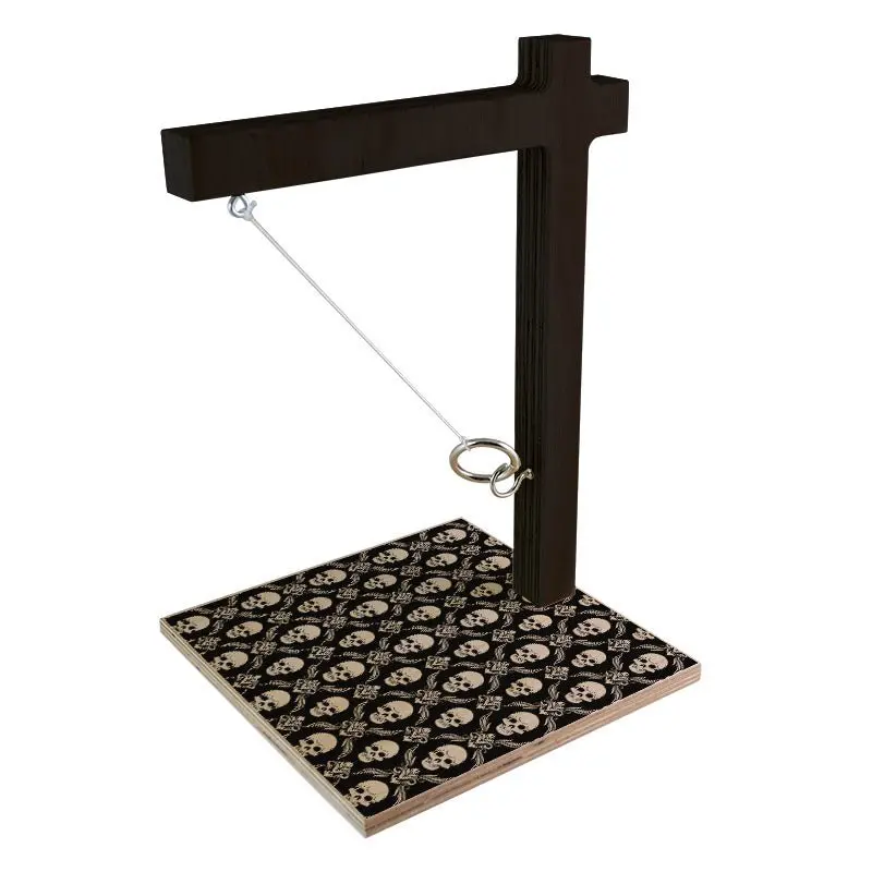 Black Skull Tabletop Ring Toss Game – Oversized Indoor/Outdoor Party Set