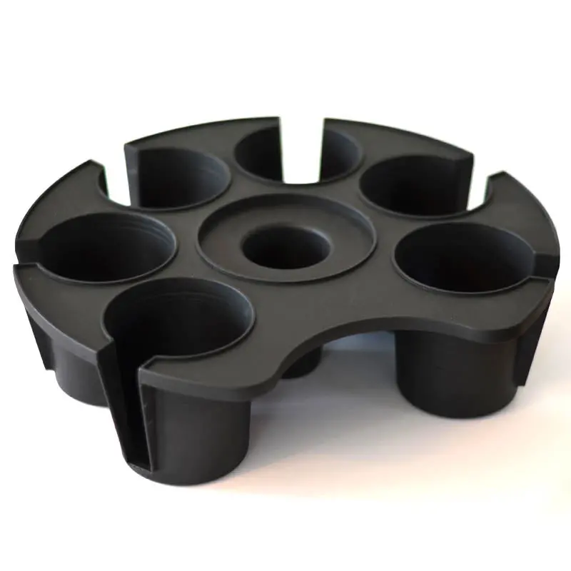 Black Stackable Tray Valet for Bars and Catering