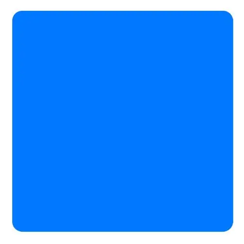 Blue Square Foam Coasters – 4-Pack Kolorcoat™ Classic Solid-Color Design