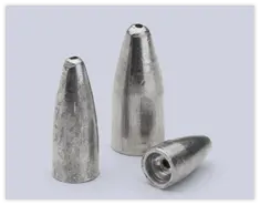 Bullet Weight Inc. Unpainted Lead Bullet Sinkers (1/32 oz – 1 oz)