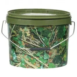 Camo-Print 10-Litre Storage Bucket with Secure Lid – Collection Only