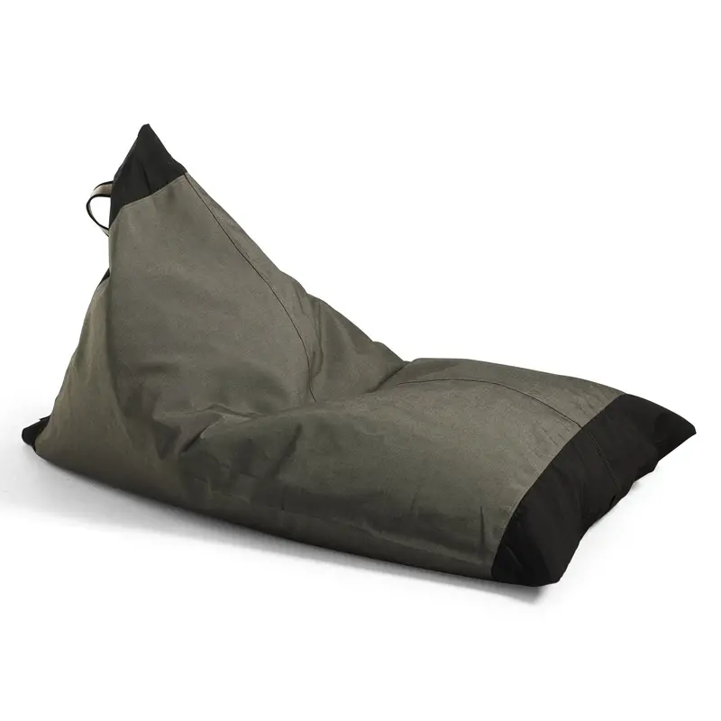 Charcoal Tweed Bean Bag Chair