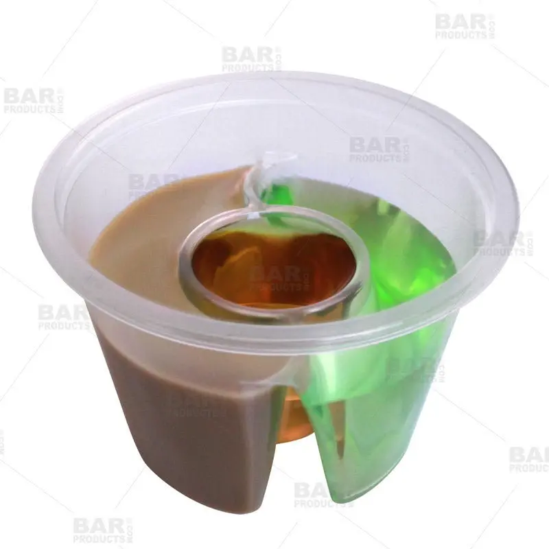 Clear 3-Chamber Bomb SHOTZ® Shot Glass