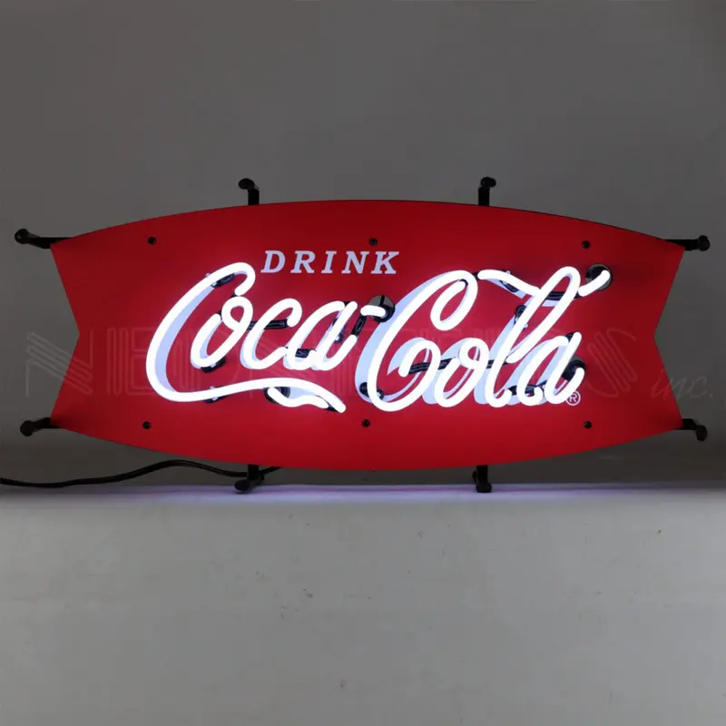 COCA-COLA® Fishtail Junior Neon Sign – Classic Design