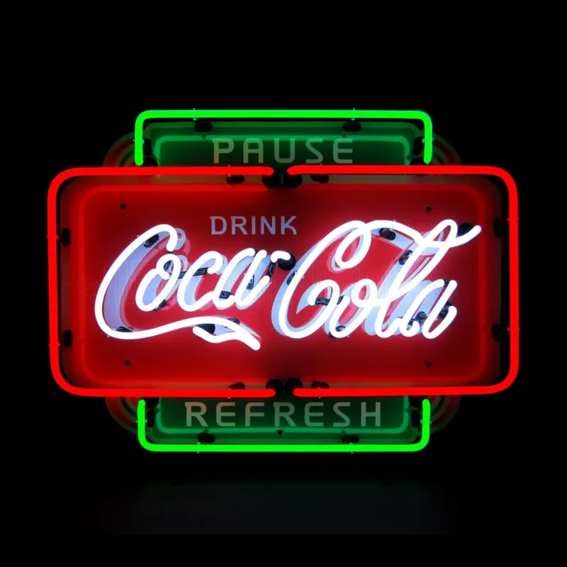 COCA-COLA® ‘Pause. Refresh.’ Vintage-Inspired Neon Sign