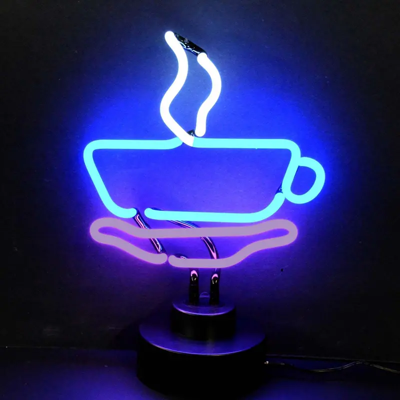 Coffee Cup Neon Light – Café or Kitchen Accent Sign