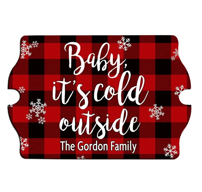 ‘Cold Outside’ Custom Tavern-Style Wooden Bar Sign