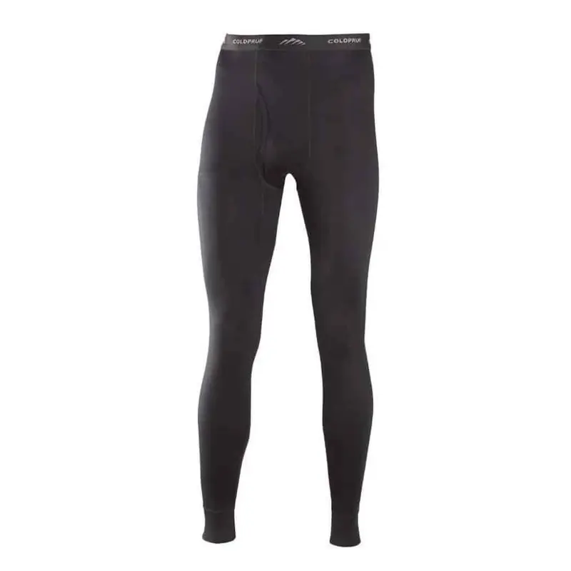 COLDPRUF Classic Merino Wool Men’s Base Layer Bottoms – Black