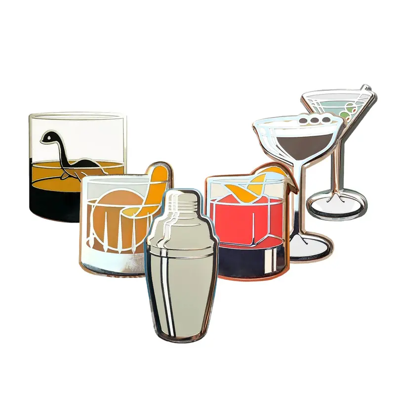 Collectible Cocktail Enamel Pins – Curated Bar-Themed Designs