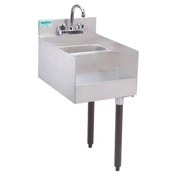 Compact Blender-and-Sink Combo Station (6″ x 11″ x 6″)