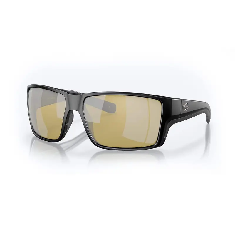 Costa Reefton Pro Polarized Fishing Sunglasses – 580G Glass, Matte Black Frame