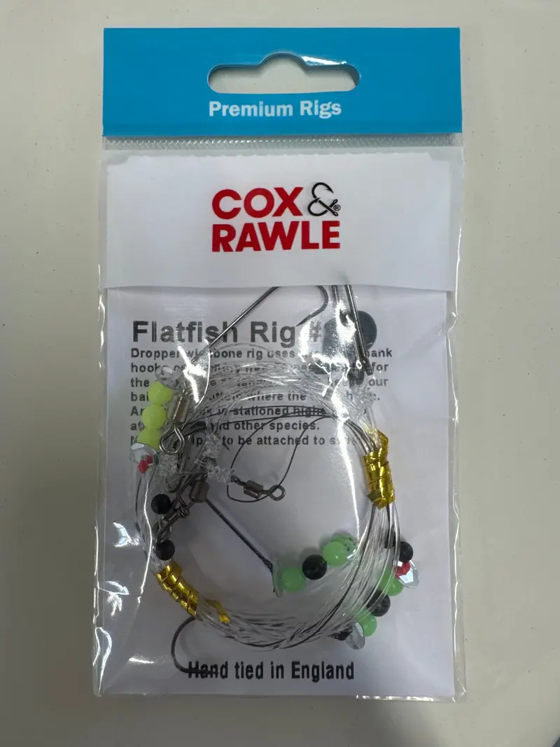 Cox & Rawle Flatfish Rig – Size #2, Balanced Saltwater Setup