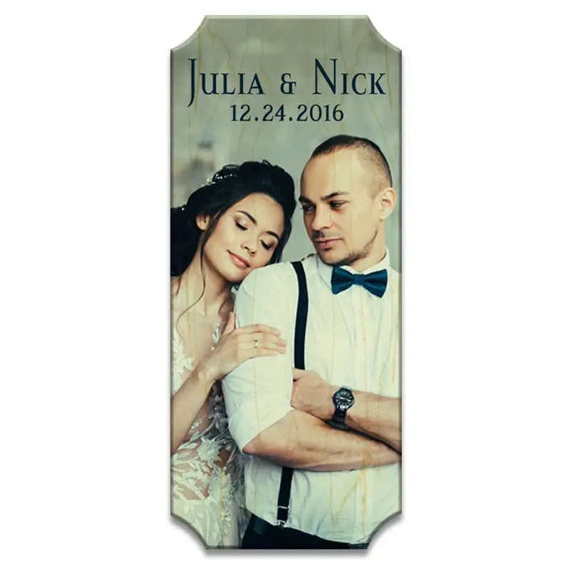 Custom Photo Wood Plaque Sign – 5.5″ x 11″ Personalized Wall Display