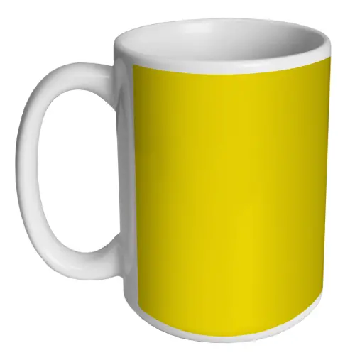 Custom Yellow 15 oz Coffee Mug