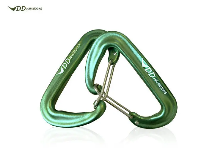 DD Hammocks Dual Carabiner Set – Heavy-Duty Aluminum Climbing Clips