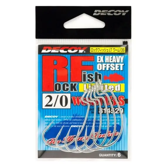 Decoy Worm 13S Rockfish Edition – Limited Run with Offset Hooks