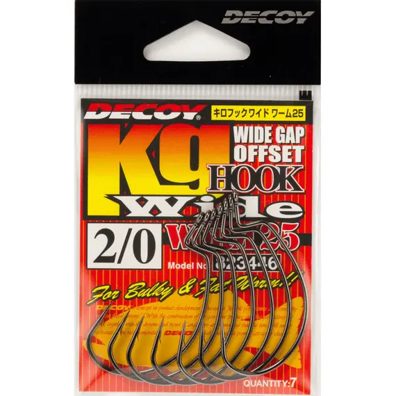 Decoy Worm25 with Wide-Gap Hooks – Heavy-Duty Bait Rig