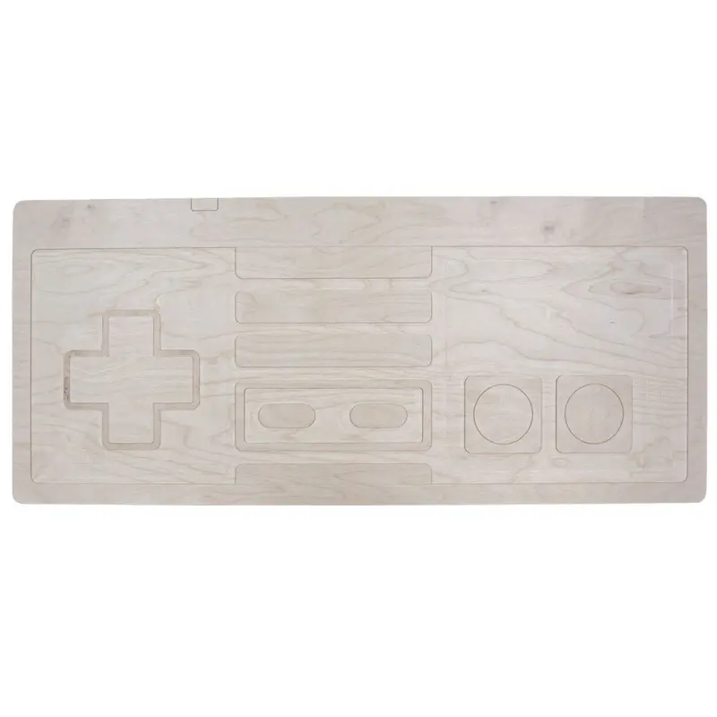 DIY Wooden Coffee Table Top – Classic Game Console Theme