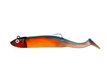 Drift Shoal Shad Soft Lure – Blue & Orange Finish