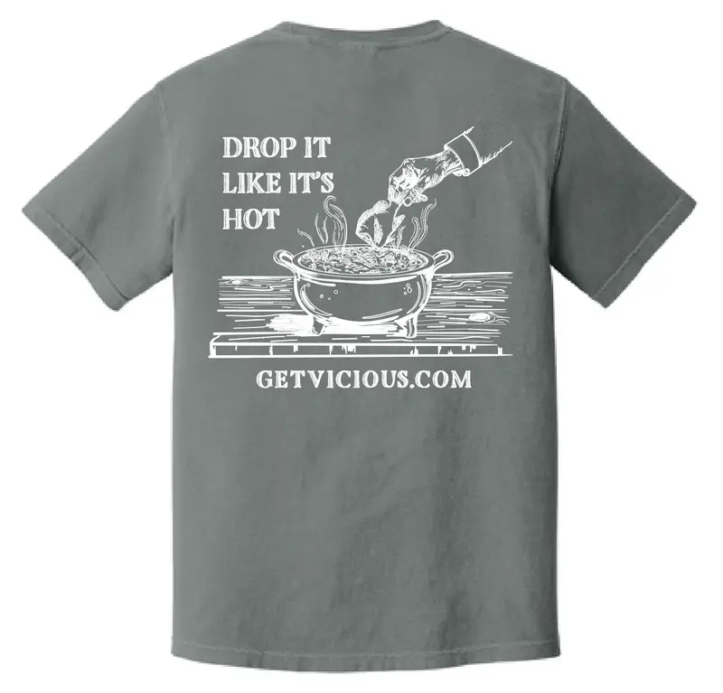 ‘Drop It Like It’s Hot’ Fishing-Themed Graphic Tee