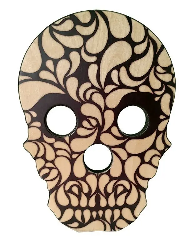 Elegant Skull-Shaped Shot Glass and Bottle Caddy Set