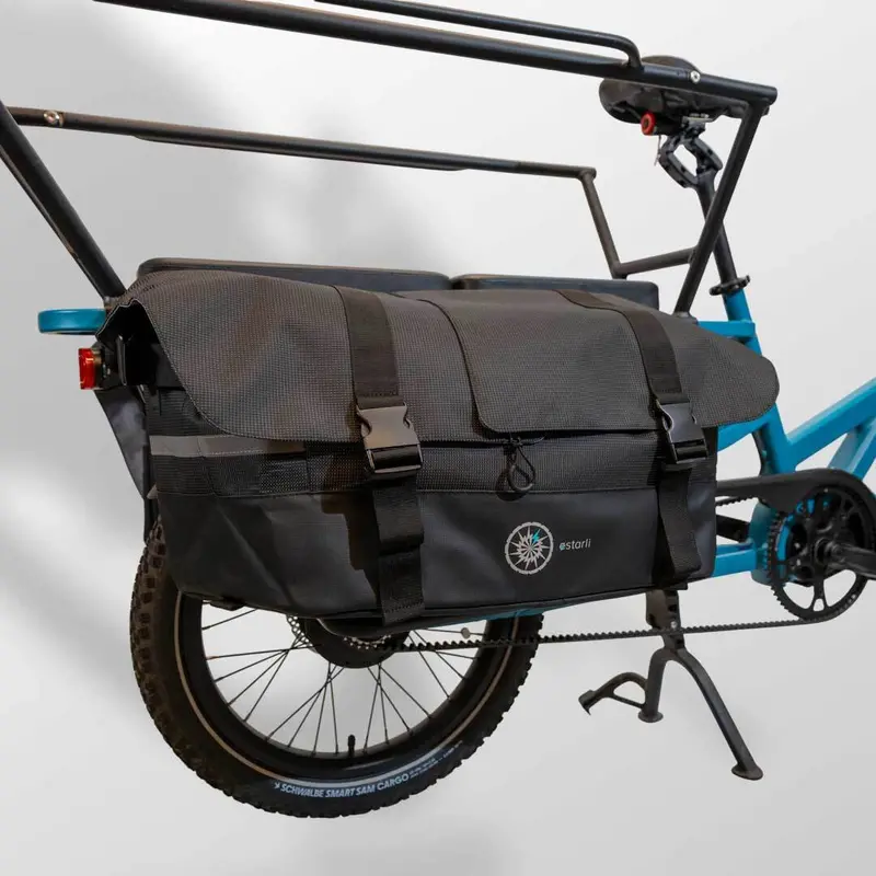 Estarli e-Cargo Collapsible Panniers – Foldable Heavy-Duty Bike Bags