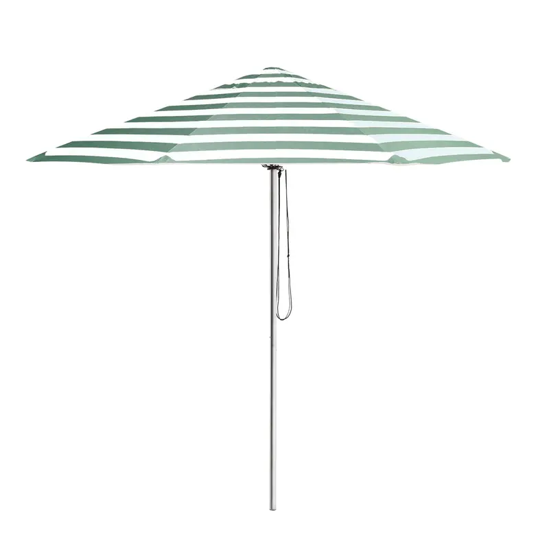 Extra-Large 2.8m Go Umbrella – Sage Stripe Pattern