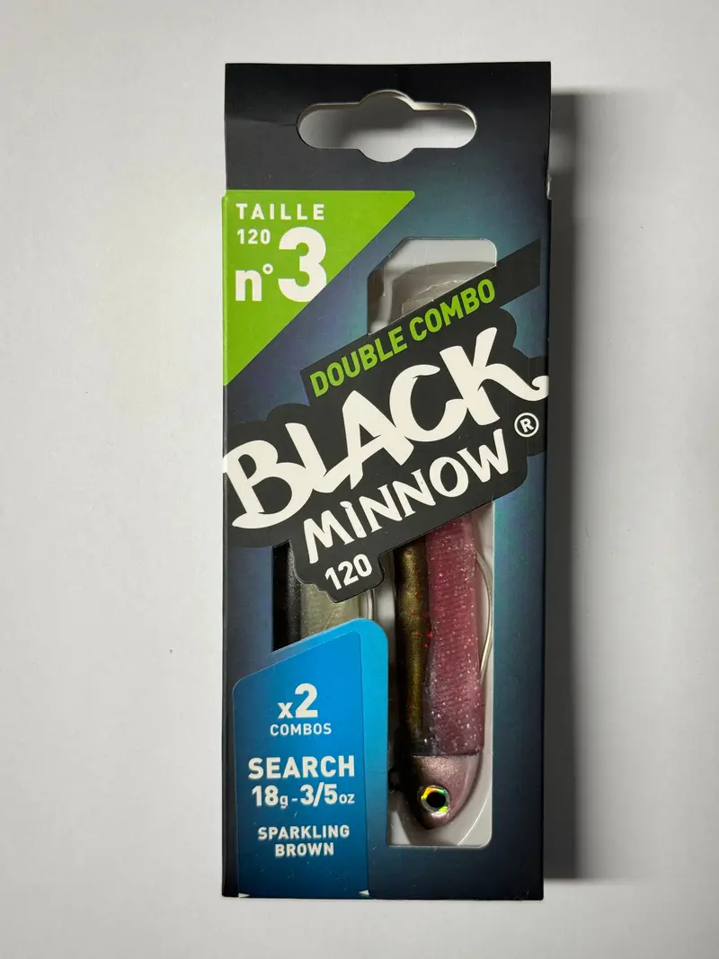Fiiish Black Minnow – Sparkling Brown Combo, Search 18g, Size 3